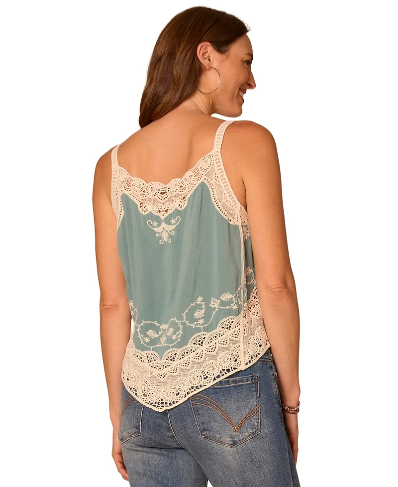Democracy Petite V-Neck Sleeveless Tank Top