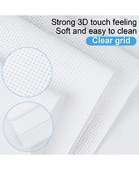 Gnuadz 16 Pcs 14 Ct Cross Fabric Aida Cloth Craft Embroidery Classic Reserve Home Diy Handmade Needlework Decoration