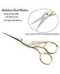 Gnuadz 4.5” Stainless Steel Embroidery Tip Tool for Knitting Cross Sewing Handcraft Diy