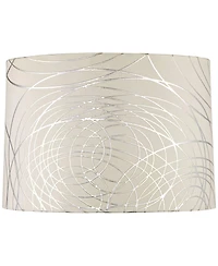 Vienna Full Spectrum Modern Table Lamp 26.5" High Clear Crystal Stacked Spheres