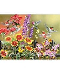 SunsOut Hummingbirds at the Gate 500 piece Jigsaw Puzzle for Adults