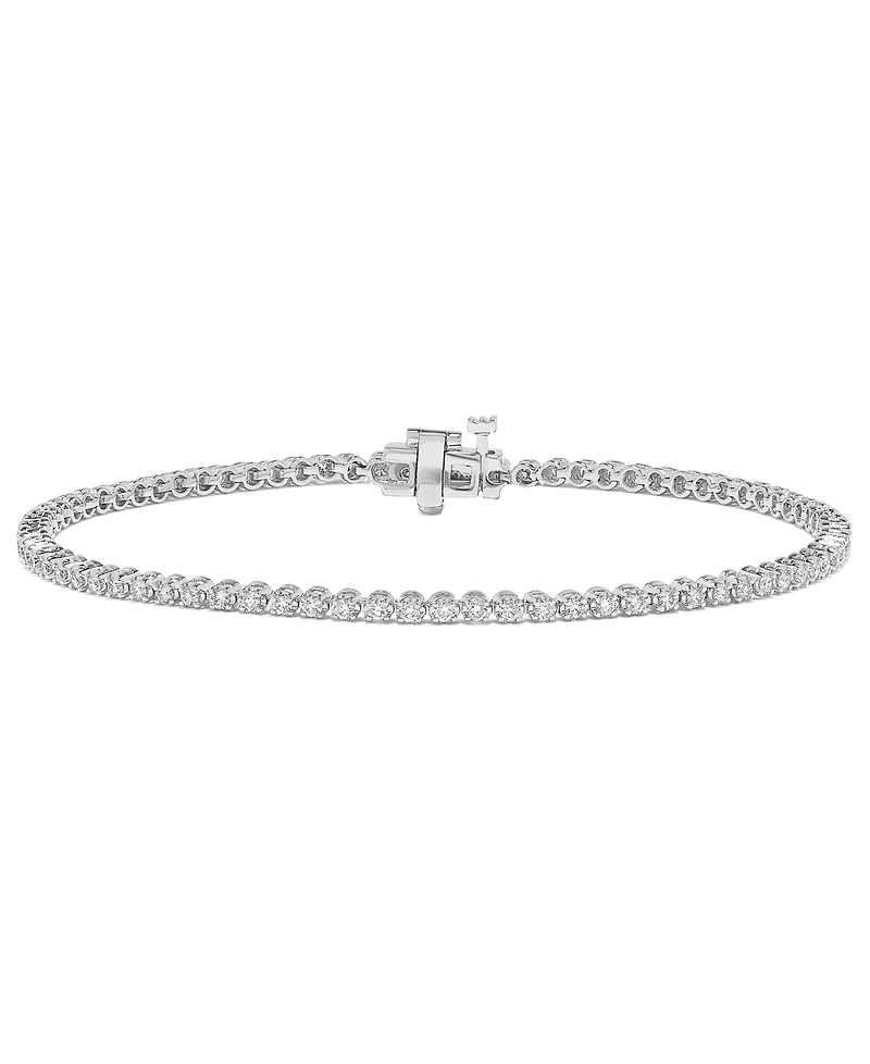 Diamond Tennis Bracelet (1 ct. t.w.) in 14k White or Yellow Gold