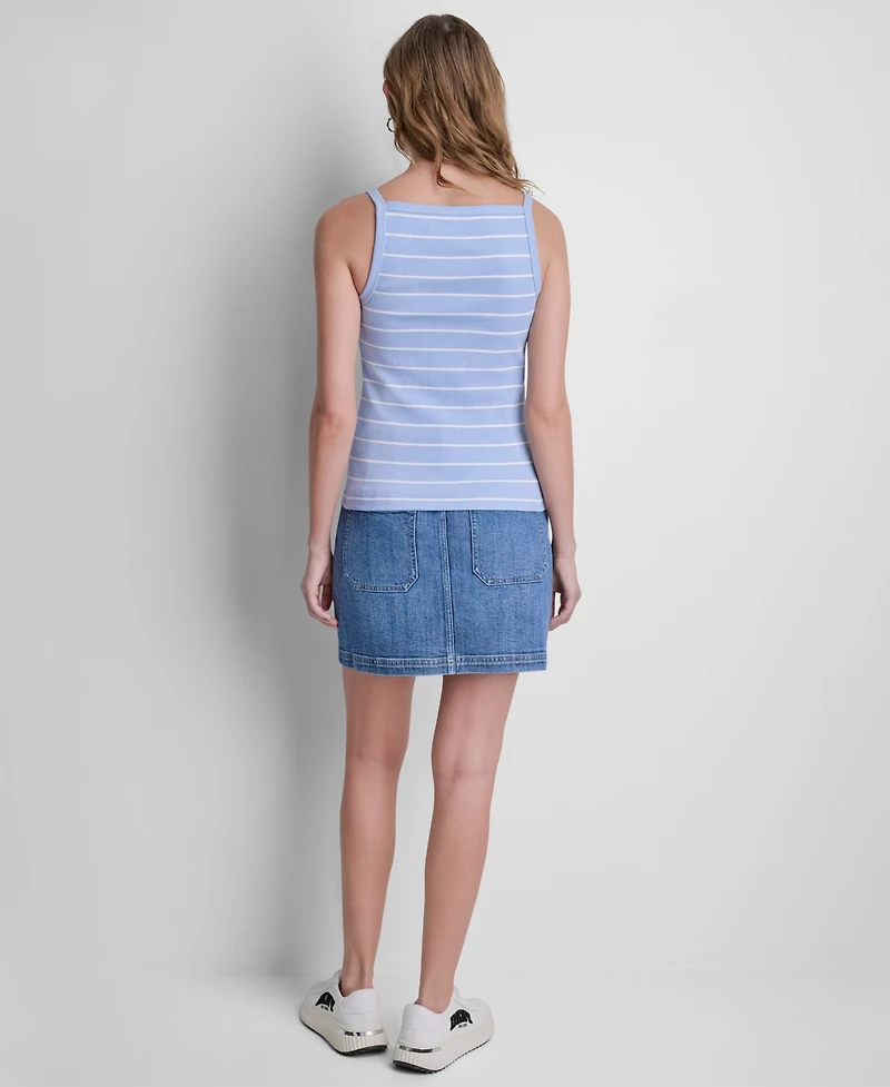 Dkny Jeans Women's Square Neck Tank Top