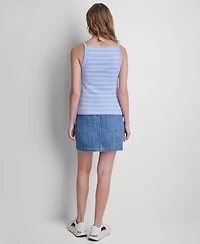 Dkny Jeans Women's Square Neck Tank Top