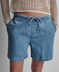 Dkny Jeans Women's Mid-Rise Pull-On Shorts