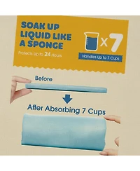 Aronkl 50-pack Extra Large Pads 34x28 6-layer Leakproof Quick-dry High Absorbency Disposable Dog Potty Training Pads