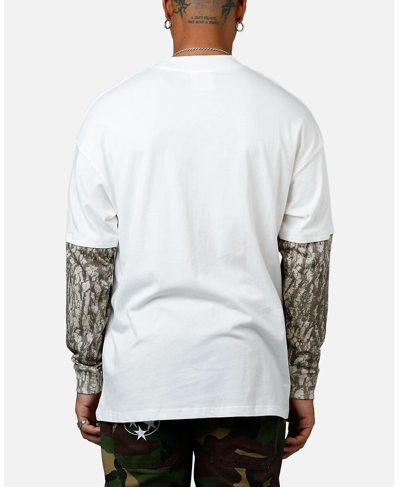 Carre Men's Graffiti Layered Long Sleeve T-Shirt