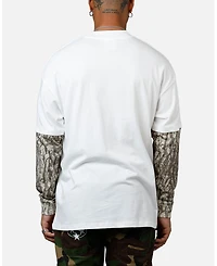 Carre Men's Graffiti Layered Long Sleeve T-Shirt