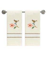 Avanti Pretty Birds 2-pack Fingertip Towel Set