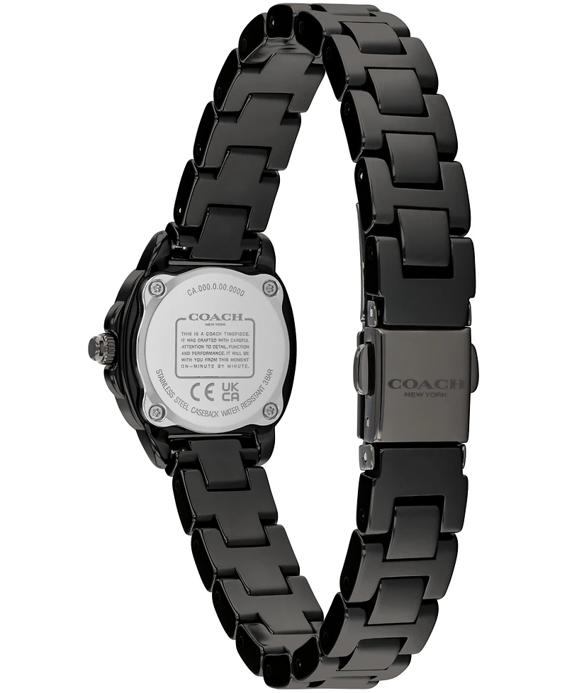 Coach Women's Kitt Black Ceramic Bracelet Watch, 21mm