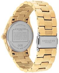 Coach Women's Brooks Gold Tone Stainless Steel Bracelet Watch, 34mm