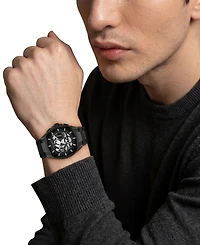 Coach Men's Jackson Black Ip Stainless Steel Bracelet Watch, 41.5mm