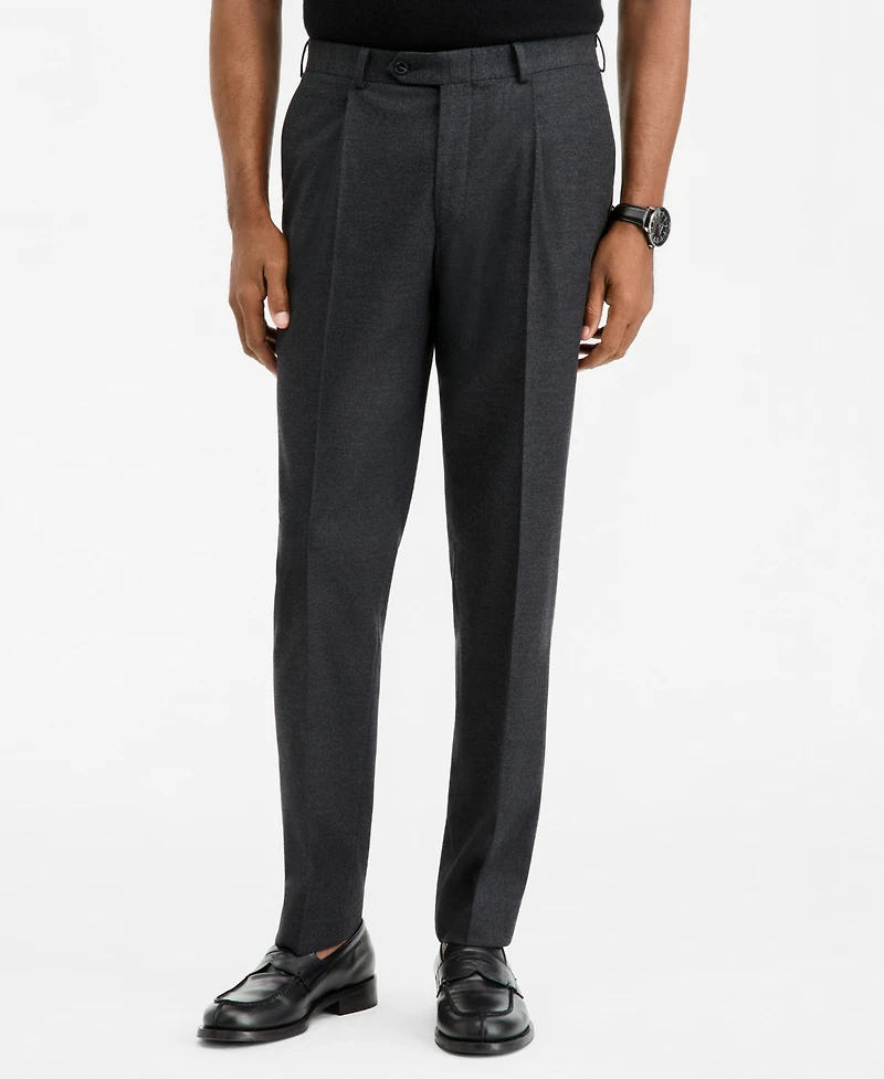 Michael Kors Men's Classic-Fit Flannel Solid Pants