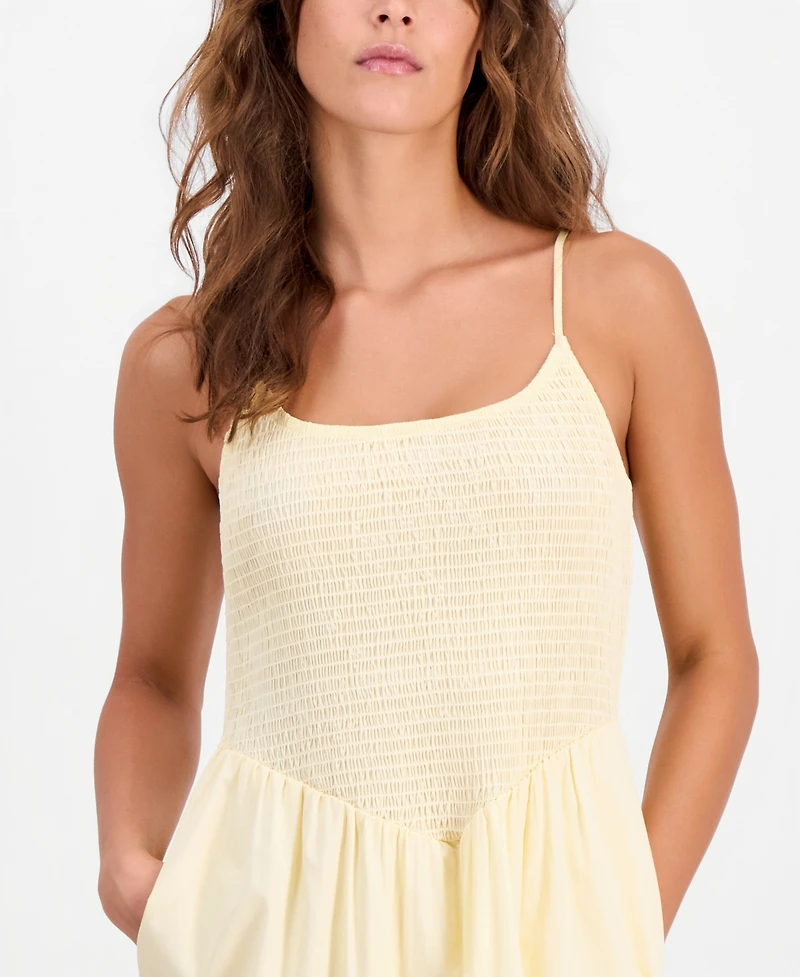 And Now This Petite Smocked Scoop Neck Sleeveless Midi Dress, Macy's Exclusive