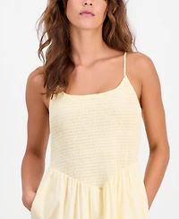 And Now This Petite Smocked Scoop Neck Sleeveless Midi Dress, Macy's Exclusive