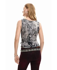 Desigual Women's T-shirt photo tied