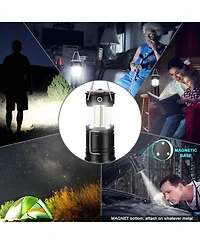 Gnuadz 2 Pack, Camping Lanterns Usb Rechargeable Led Hurricane Lights Flashlight Hiking Emergency