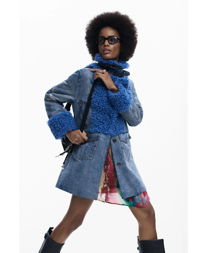 Desigual Women's Hybrid denim coat