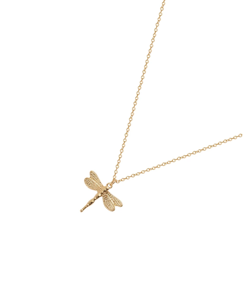 Fable England Dragonfly Crystal Necklace
