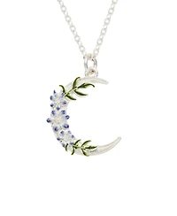 Fable England Nightshade Moon Silver Chain Necklace