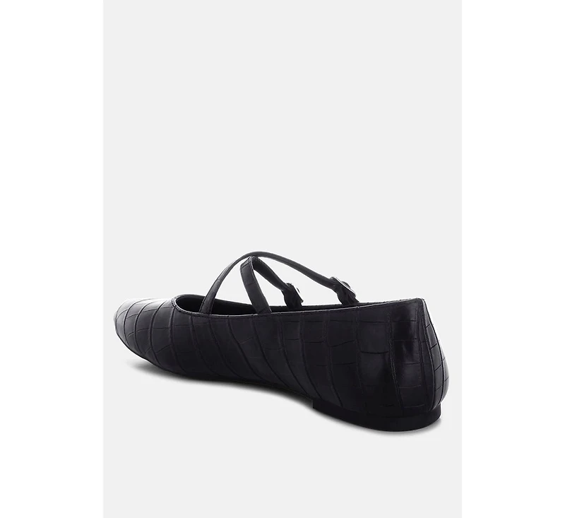 Rag and Co Womens Chirola Mary Jane Ballet Flats
