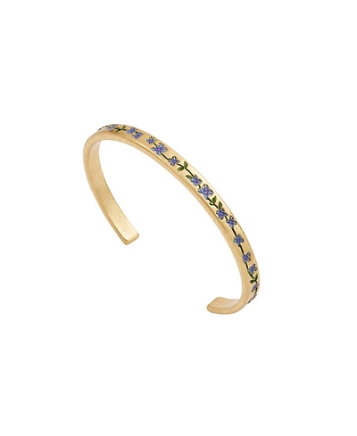 Fable England Forget Me Not Gold Bangle
