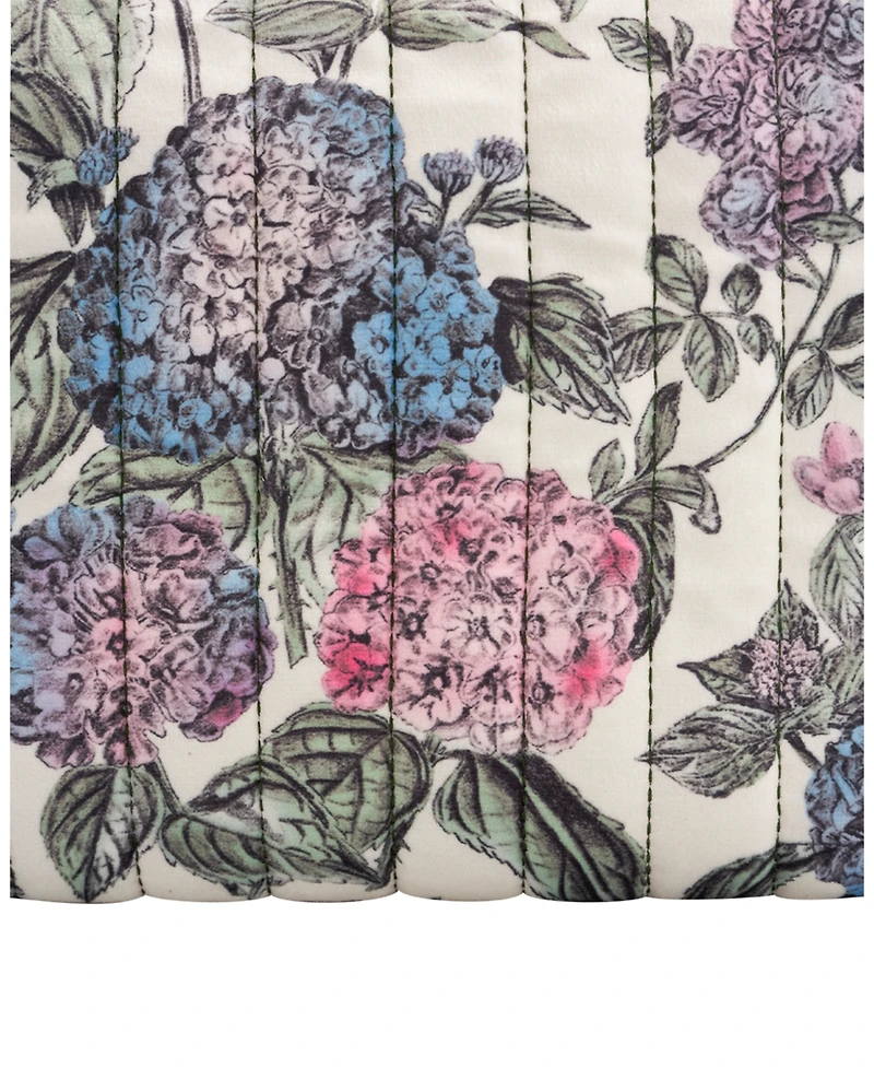 Fable England Hydrangea Large Quilted Makeup Bag