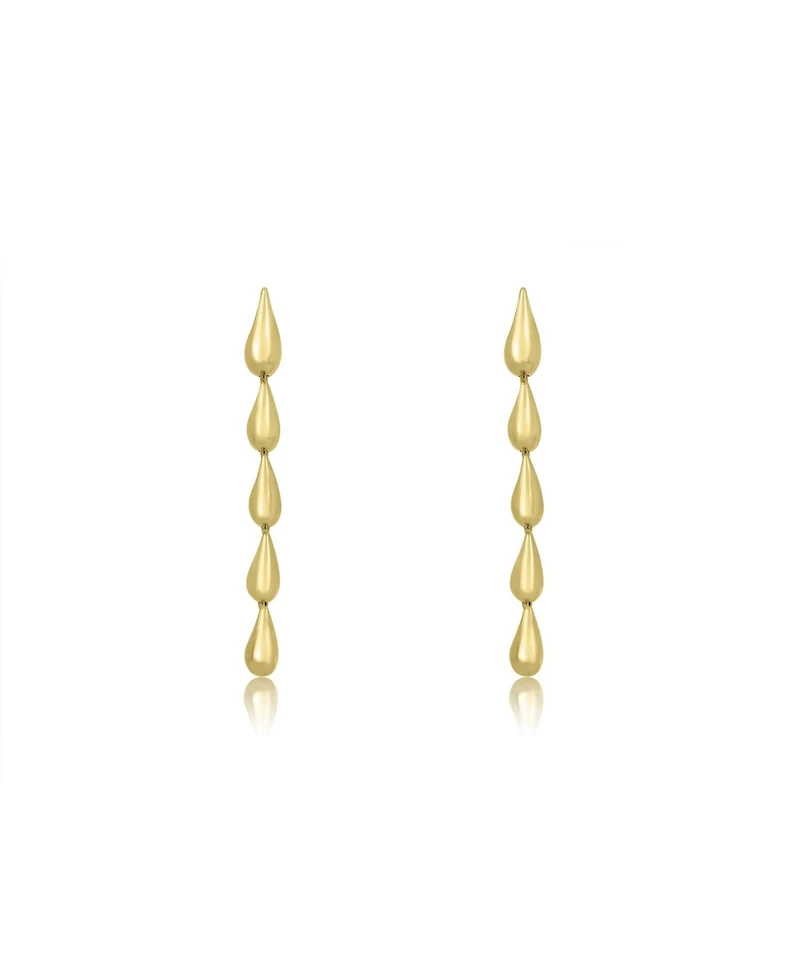 The Lovery Teardrop Dangle Earrings 14K Gold-Plated Sterling Silver