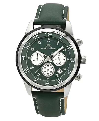 Porsamo Bleu Men's Arthur Genuine Leather Band Watch 1093DARL