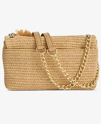 I.n.c. International Concepts Mini Ajae 3D Floral Straw Crossbody Handbag, Macy's Exclusive