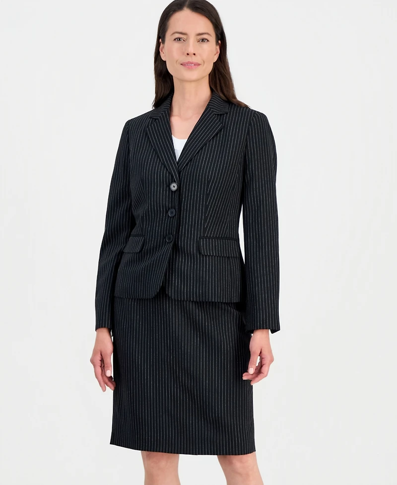 Le Suit Women's Three-Button Notch-Collar Jacket & Slim Skirt