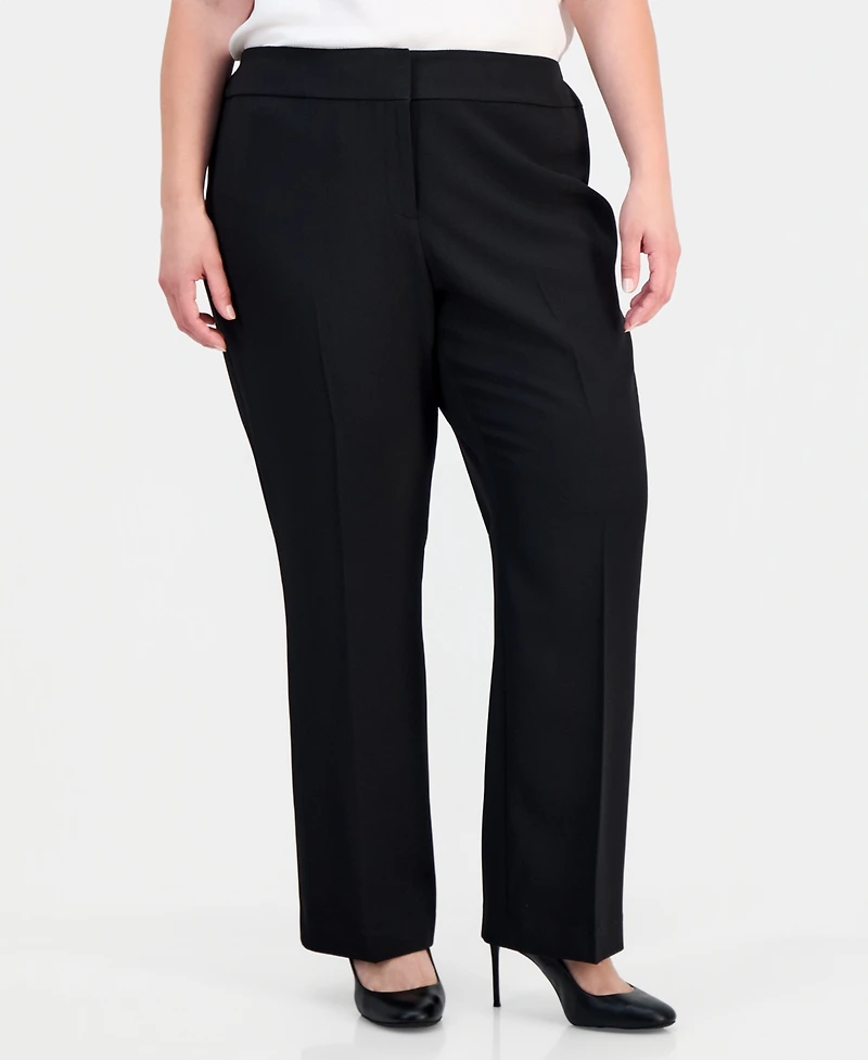 Kasper Plus High Rise Bootcut Pants