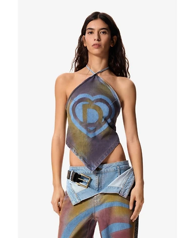 Desigual Women's Denim blouse Masha Popova