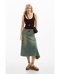 Desigual Women's Ribbed Strappy T-Shirt