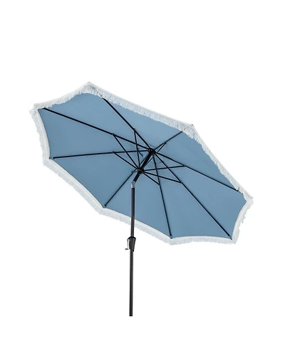Sugift 9 ft Patio Umbrella with Sun Protective Canopy