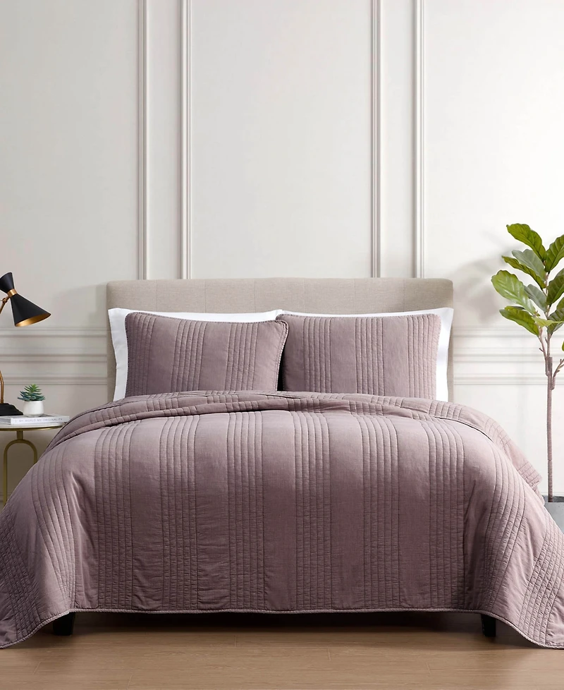 Riverbrook Home Saria Quilted 3-Pc. Coverlet Set