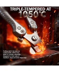 Aronkl Dog Nail Clippers For All Pets Heavy Duty Sharp With File Safe Trimming