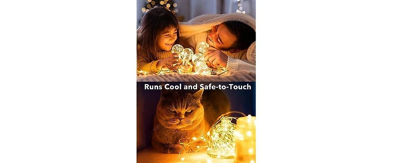 Gnuadz 12 Pack Led Fairy Lights Battery Operated Waterproof Wire String for Diy Wedding Party Decorations