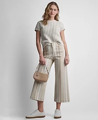 Dkny Jeans Women's High-Rise Wide-Leg Pants