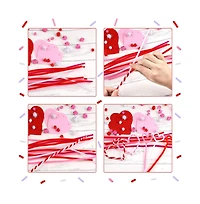 Gnuadz 200PCS Pipe Cleaners Craft Decorations Valentine's Day Creative Arts Supplies