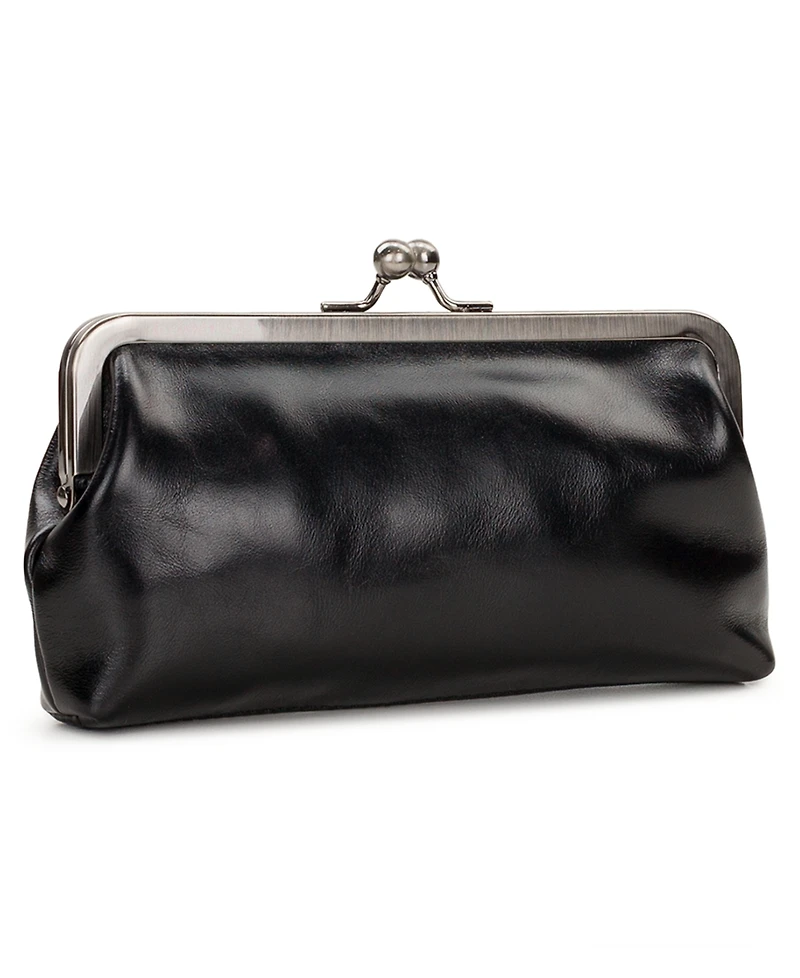 Patricia Nash Kisslock Mini Potenaz Leather Crossbody Bag