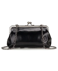 Patricia Nash Kisslock Mini Potenaz Leather Crossbody Bag