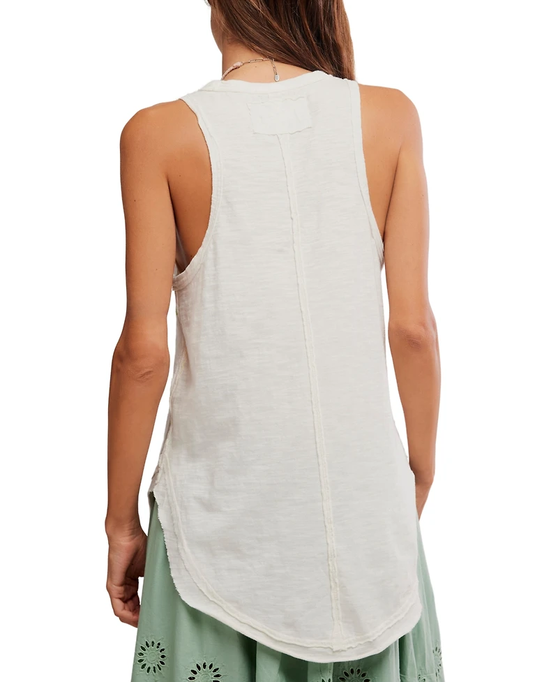 Free People Women's Rosie Graphic Crewneck Cotton T-Shirt