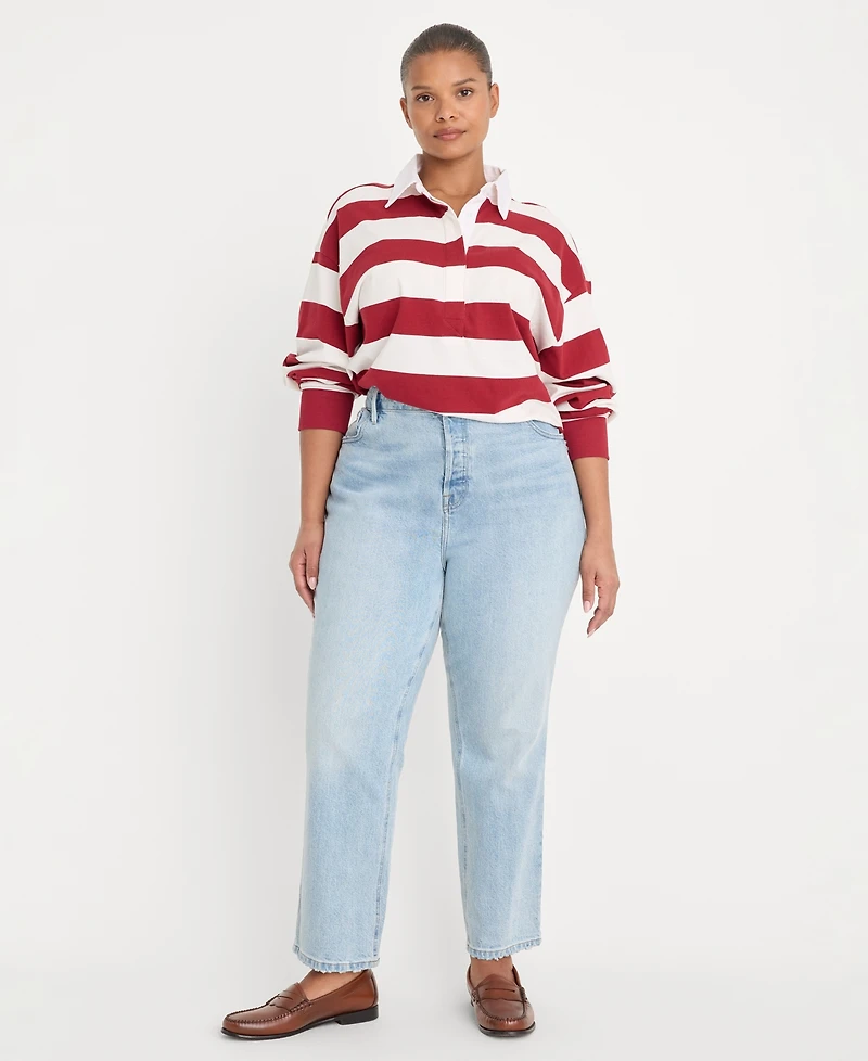 Good American Women's Straight Ankle Jeans