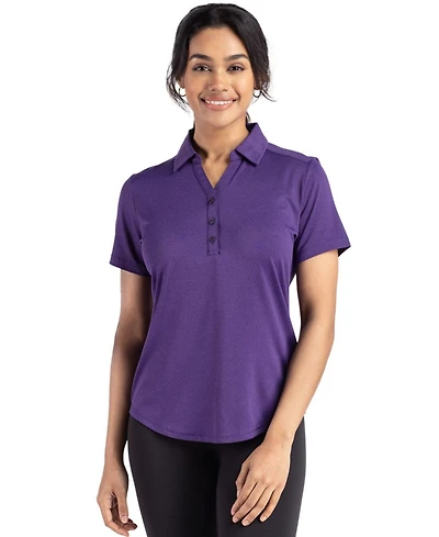 Cutter and Buck Women's Forge Stretch Short Sleeve Polo
