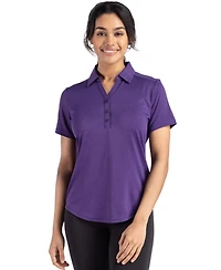 Cutter and Buck Women's Forge Stretch Short Sleeve Polo