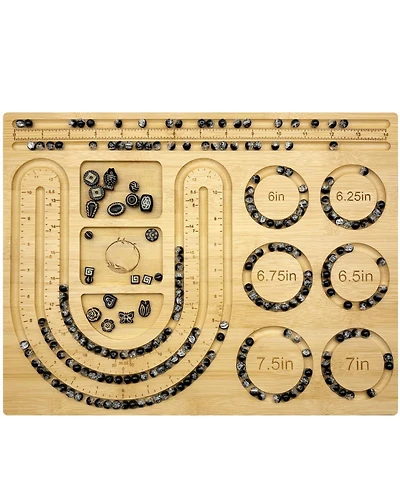 Gnuadz Bead Board Bracelet Necklace Design Mat Tray 15x11.5x0.5 Inch