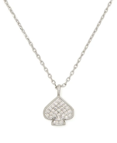 kate spade new york Cubic Zirconia Boxed Pave Mini Pendant Necklace