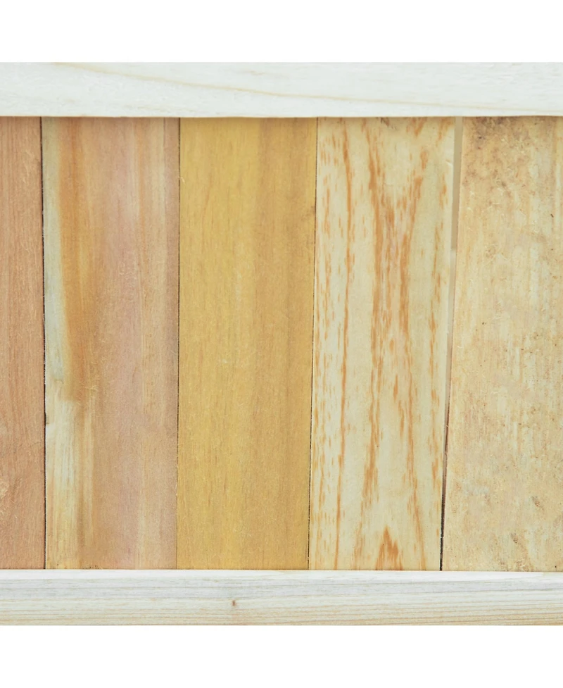 28''x12'' Foldable Raised Garden Bed Wood Planter Flower Planting Box