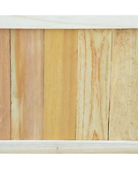 28''x12'' Foldable Raised Garden Bed Wood Planter Flower Planting Box